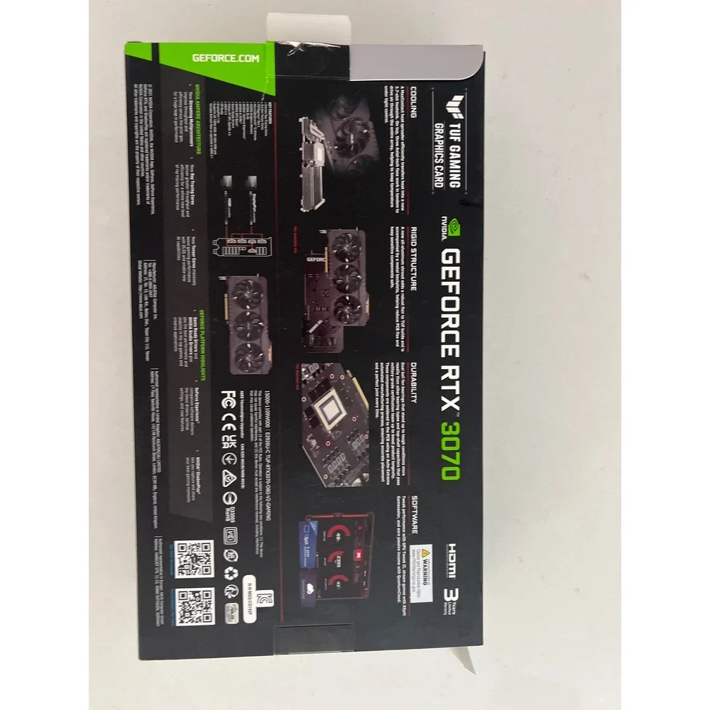 ASUS TUF Gaming GeForce RTX 3070 OC Edition 8GB GDDR6 LHR TUF-RTX3070-O8G-V2-
